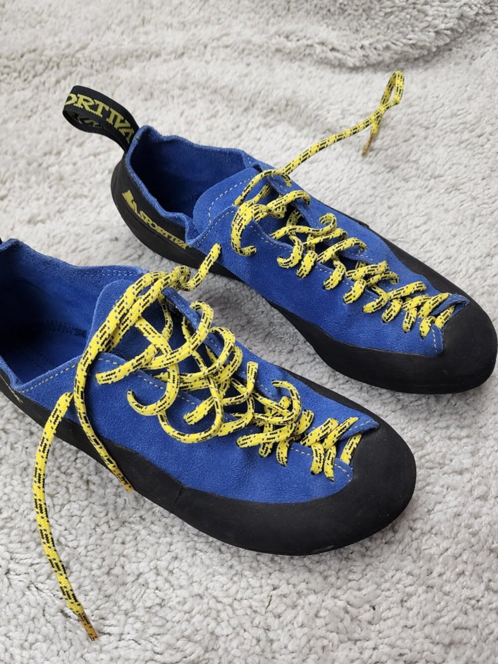La Sportiva CLIFF Kaukulator Rock Climbing Shoe Retro Bouldering Gear Size 6 VTG